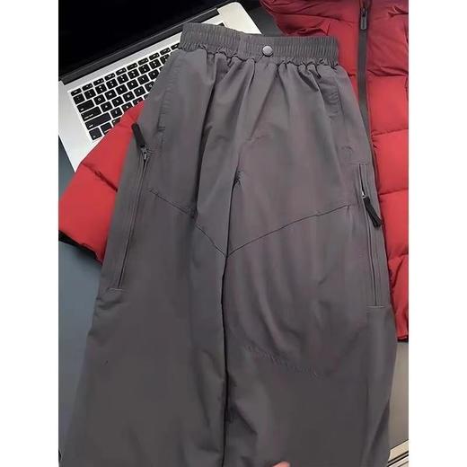 女童加绒裤子秋冬款2025新款儿童户外冲锋裤男童登山裤冬休闲裤潮 商品图2