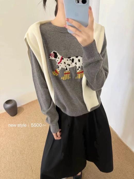 老米优品🎈3-5天！小细节里藏着少女感《10%绵羊毛🐏 韩里韩气“ 斑点狗” 毛衣》谁能抗拒这样的减龄少女复古款吖~MY251203A 商品图9