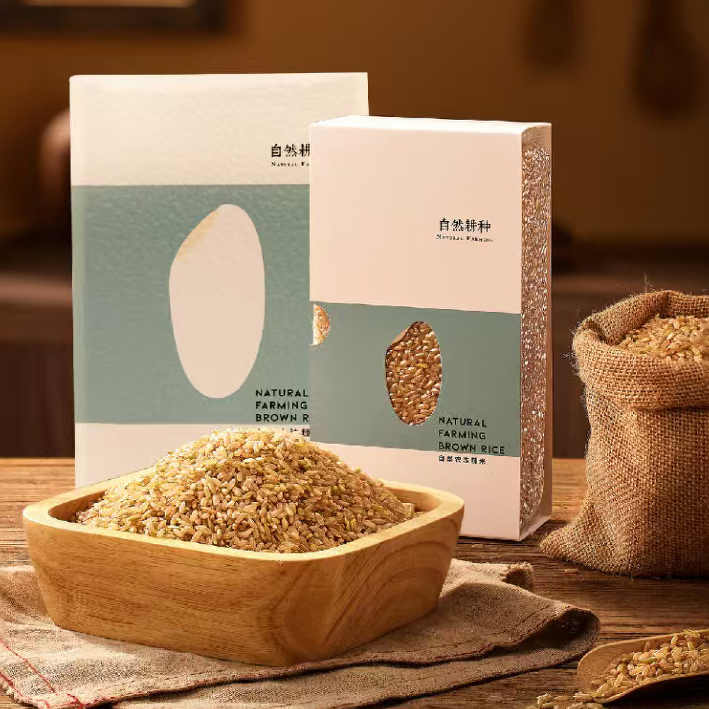 自然农法糙米 | 1kg/2.5kg/5kg 颗粒饱满 口感香糯 煮饭煮粥打浆 粗粮主食 自然农耕 我自然