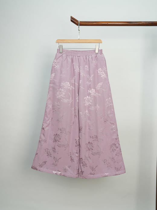 2021秋冬新款提花棉裤休闲裤宽松阔腿裤V211198。 商品图6