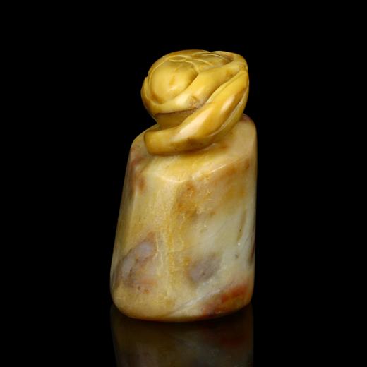 孤品017471昌化荷钮随形章藏书章闲章-3.2*2.5*4.4cm 商品图1