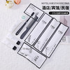 高档酒店专用一次性洗漱用品套装六件套防水牛皮纸袋装牙刷带牙膏 商品缩略图0