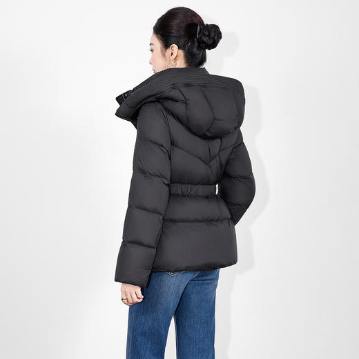 90白鸭绒轻量体感减龄气质收腰连帽加厚羽绒服WLZD2515607 商品图1