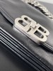 巴黎世家 bb soft 斜挎单肩包  小号黑色银扣（LZ） 商品缩略图2