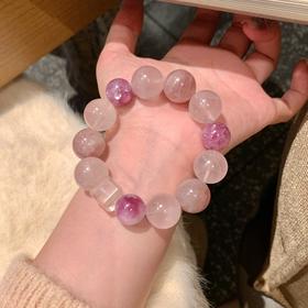 ARSIS｜晶石系列 紫云开运·紫水晶祖母晶串珠手链
