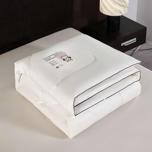 澳洲羊毛冬被 | 触感亲肤柔软、保暖性好、蓬松软糯、轻盈舒适、四季被/冬被两种选择 商品图2