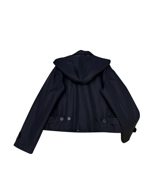 女款可拆卸帽风衣外套he018 商品图1