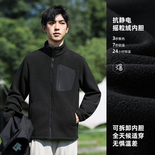 回力三合一冲锋夹克男女情侣款2025新款秋季户外防风防雨保暖外套 商品图4