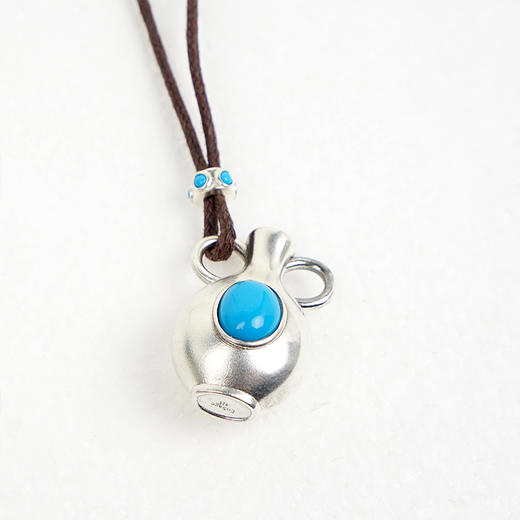 EnSage 925银 松石壶吊坠项链 商品图1