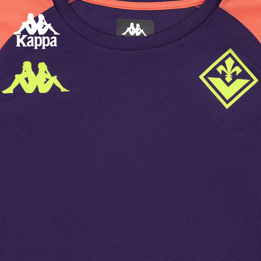 Kappa 2025新款训练短袖球衣夏季拼色透气修身运动T恤38282IW-A13 商品图1