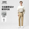 圣得西休闲松紧纯棉长裤2025年冬季男新款垂顺版型通勤百搭休闲裤 商品缩略图3