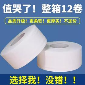 批发大卷纸卫生纸巾厕纸酒店专用商用实惠装家用消耗品一整箱批发
