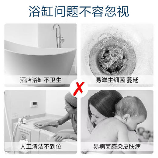 一次性浴缸套旅行酒店浴桶泡澡袋子浴袋家用沐浴桶洗澡加厚塑料膜 商品图3