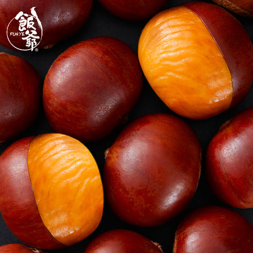 饭爷新品软糯有机迁西板栗仁60g*8袋迁西即食零食新鲜栗子仁 商品图2