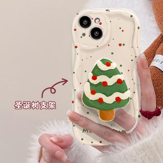 【圣诞系❗️手机壳】适用苹果15手机壳  iPhone17promax满屏彩点圣诞16/12硅胶壳  14防摔防滑手机壳 商品图2