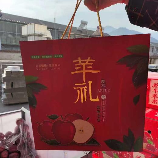 【圣诞礼物】顺丰陆运 甘肃天水花牛苹果礼盒装 新鲜平安果 商品图5