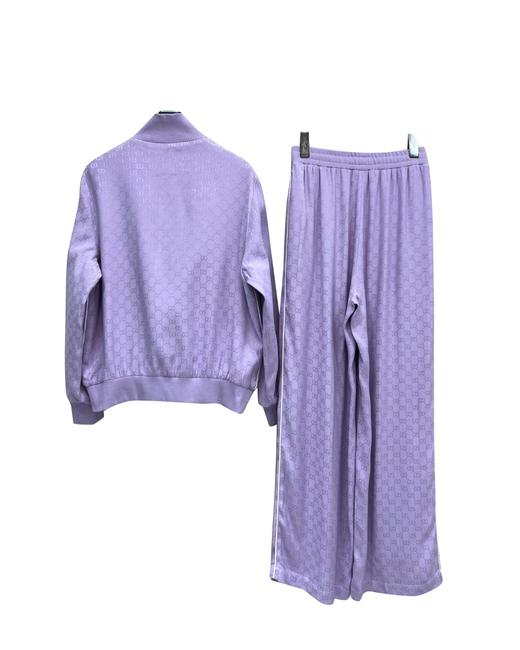 女款提花立领外套+高腰阔腿裤长裤zi012 商品图1