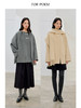 ForPoem 25/FW 原创设计羊绒羊毛流苏围巾披肩珍珠盘扣双面呢大衣外套 商品缩略图0