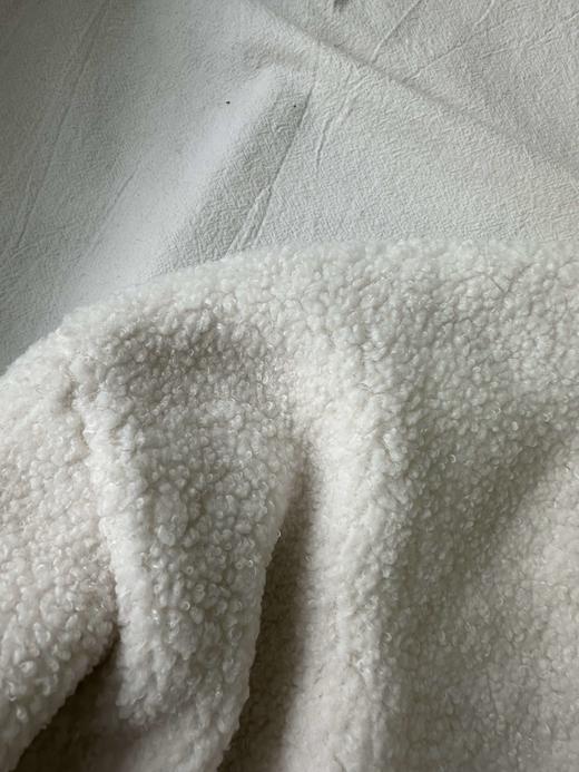 贝壳三 贴布口袋立领仿羊羔毛外套保暖休闲情侣款夹克C120316 商品图3