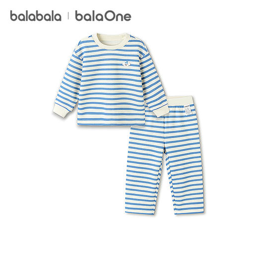 【balaOne】巴拉巴拉儿童家居服套装男童2025年新款春秋加绒睡衣 商品图4