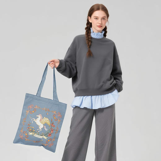 大英博物馆 新年系列 希腊飞马 帆布包 单肩包 商品图1