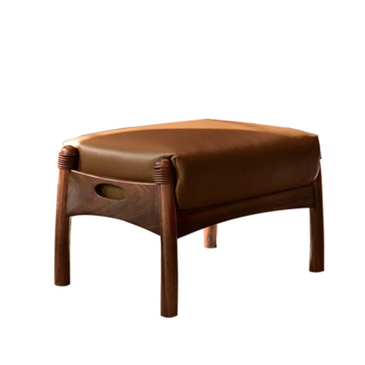 【中古风-休闲沙发YH-25】专利款/中古/真皮/北美黑胡桃/休闲椅/休闲沙发 商品图3