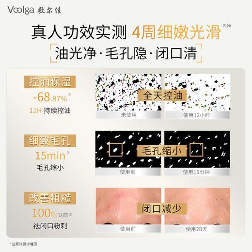 【重磅新品】敷尔佳乳糖酸控油敛肤水乳 缩毛孔减闭口 商品图3