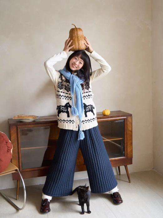 nothe Case布然/NC2542019/「雪花小马」冰岛羊毛针织马甲 商品图3