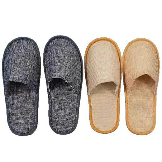 一次性拖鞋酒店专用亚麻拖鞋加厚防滑可洗澡美容院民宿宾馆酒店用 商品图4