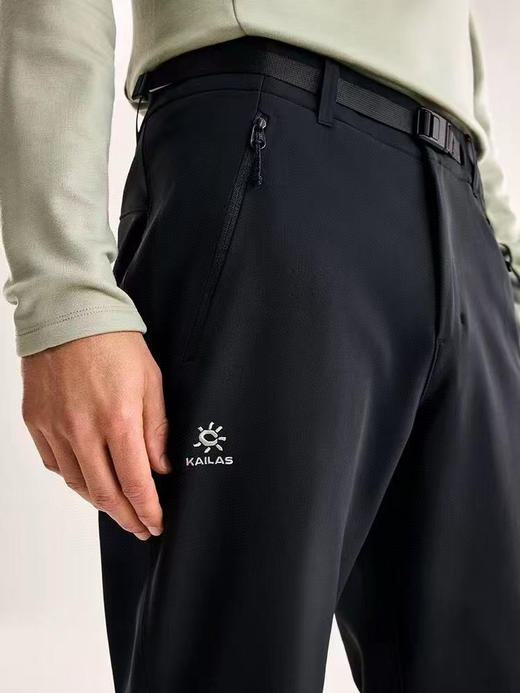 加绒t11！！长裤！！凯x石KAILAS T11GTX防风加绒保暖透汽户外运动徒步通勤 软壳裤 男女同款薄膜长裤 商品图7