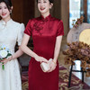 高端婚礼丈母娘装长款连衣裙妈妈装喜婆婆婚宴装改良旗袍礼服LHS-C29 商品缩略图2