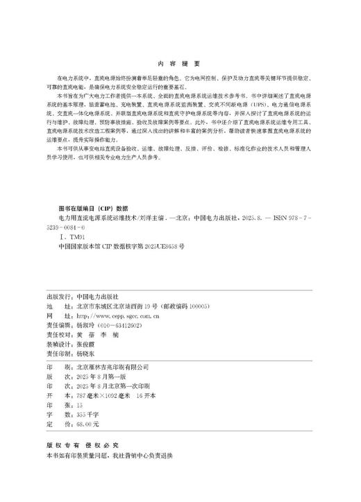 电力用直流电源系统运维技术 商品图3