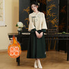 新中式复古绣花加绒加厚唐装旗袍上衣，国风茶服套装旗袍TY-XNS9662 商品缩略图1