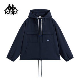 Kappa 运动连帽外套男2025年新款复古运动夹克上衣女潮KPCKAFJ32