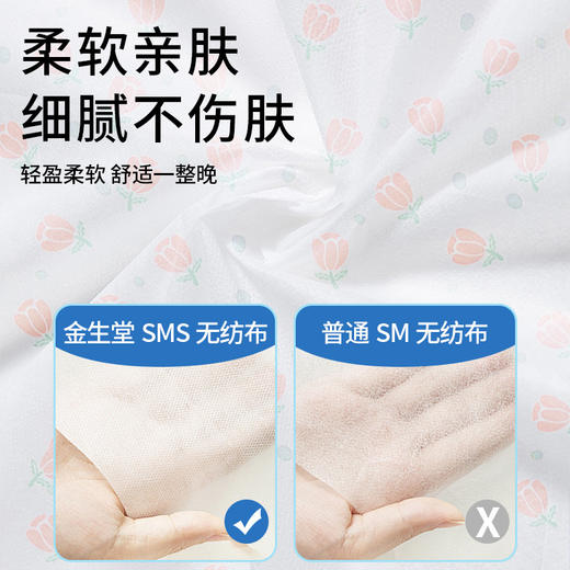 独立包装印花款酒店床上用品一次性床单被套枕套双人四件套三件套 商品图2