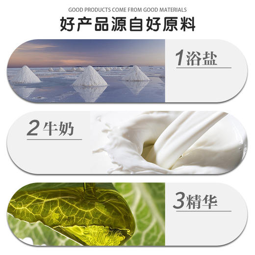 哆啦小屋牛奶浴盐身体磨砂膏沐浴露搓泥宝男女全身通用湿浴盐批发 商品图3