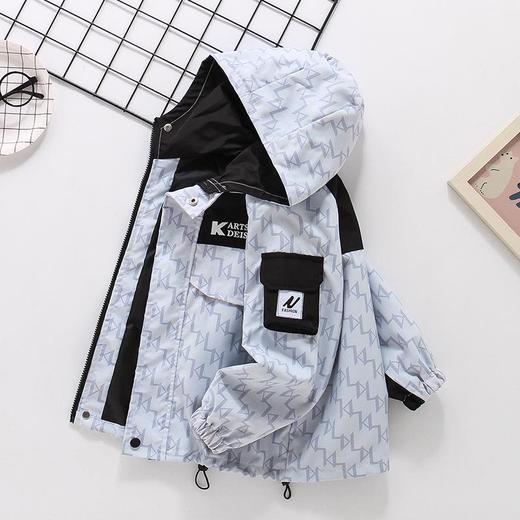 童装男童外套春季儿童冲锋衣休闲帅气春秋户外防水2025新休闲上衣 商品图2