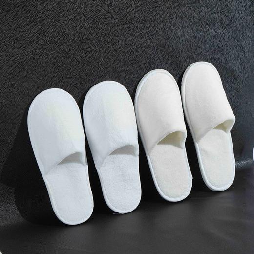 酒店一次性拖鞋秋冬珊瑚绒加厚防滑家用待客防滑高档宾馆民宿用 商品图1