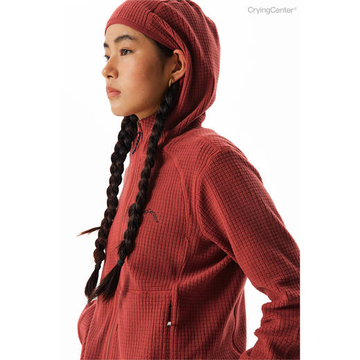 CryingCenter连帽修身抓绒拉链长袖户外内胆拉链卫衣 哭喊中心 商品图2