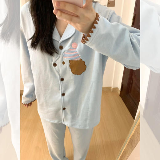 <曾小咸推荐> 趣味狗绵羊绒家居服套装 日常159/套  商品图0