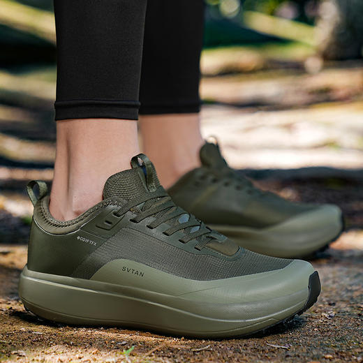 【双层缓震触底即弹❗️防水鞋面舒适包裹】鸟家SY无标防水防滑耐磨登山鞋男款低帮户外越野徒步运动鞋男子。jb 商品图2