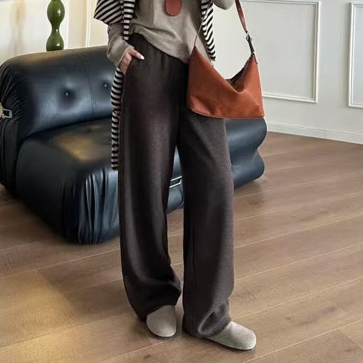 波尔多羊毛弯刀裤｜客供羊毛混纺面料，高织高密，质地丰厚饱满【3-5天发货】 商品图0