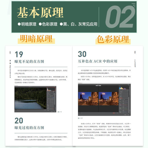 *基础学数码摄影后期 100个关键技法 摄影后期教程书PS摄影书籍修图后期调色影调曝光二次构图ACR教程 商品图2
