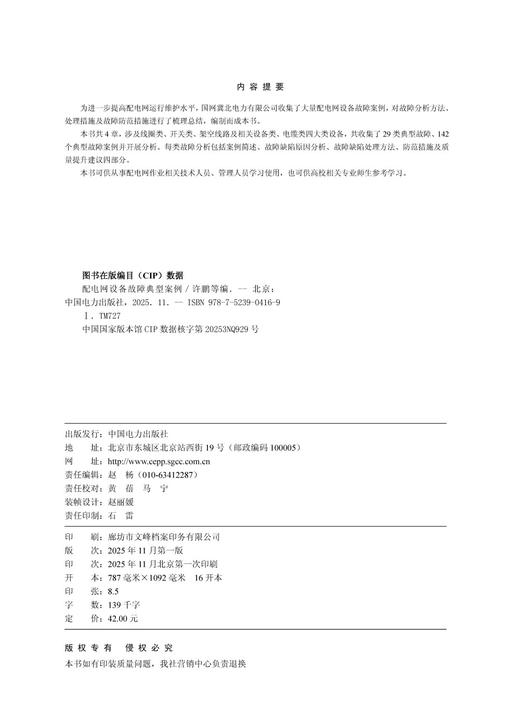 配电网设备故障典型案例 商品图3