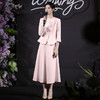 法小曼*子珍专款/粉色春夏女2025年新款时尚套装年轻洋气减龄正装职业装西装伞裙 商品缩略图0