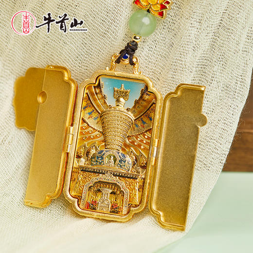 牛首山文创开门见"福"挂件复古国潮车载挂饰新年装饰挂件节日礼物 商品图4