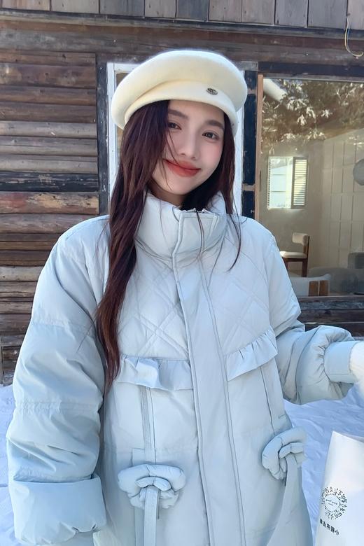 LNNNS 蓝色小清新羽绒服长款外套 21604 商品图2
