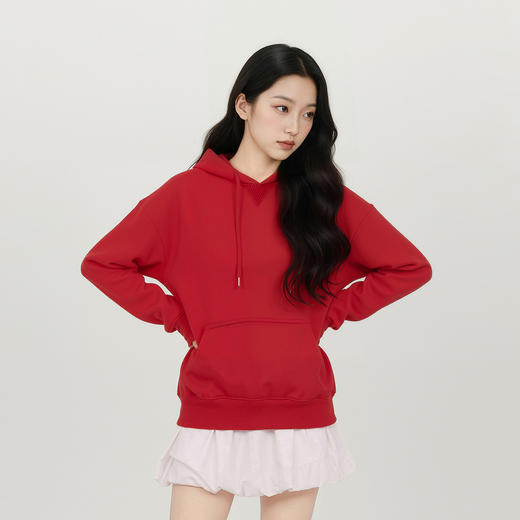 森马张仁华非遗联名卫衣女中长款春季2025新款绣花衣服 商品图2