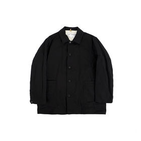 YAECA Short Overcoat(Unisex) 男女中性款棉麻宽松短风衣外套