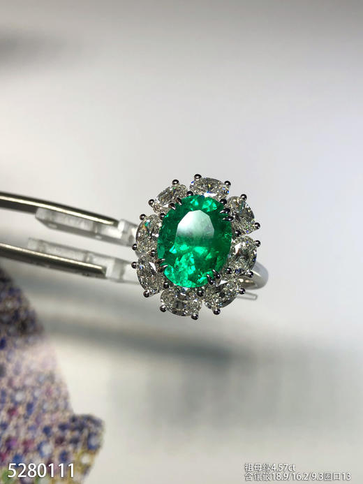 祖母绿戒指【5280111】具体价格微信咨询 商品图1